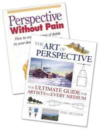 Perspective Drawing Lessons with Phil Metzger Books Bundle