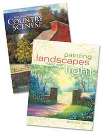 Paint Landscapes in Oil and Acrylic with Dorothy Dent Books Bundle