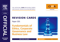 CIMA Revision Cards Fundamentals of Ethics, Corporate Governance & Business Law