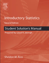 Student Solutions Manual for Introductory Statistics