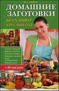 Домашние заготовки без хлопот круглый год (+ 40 наклеек)