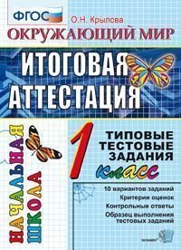 Математика. 1 класс. Итоговая аттестация. Типовые тестовые задания