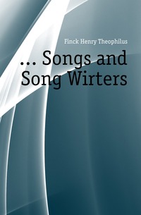 ... Songs and Song Wirters