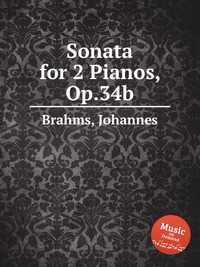 Sonata for 2 Pianos, Op.34b