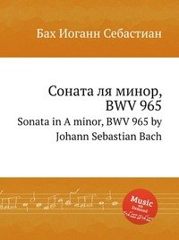 Sonata in A minor, BWV 965