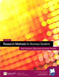 Research Methods for Business Students (3rd Edition)