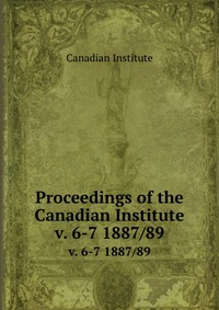 Proceedings of the Canadian Institute