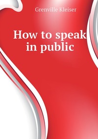 How to speak in public