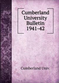 Cumberland University Bulletin