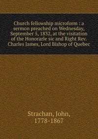 Church fellowship microform