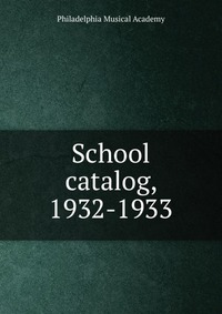 School catalog, 1932-1933