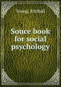 Souce book for social psychology