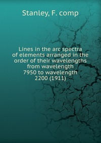 Lines in the arc spectra of elements arranged in the order of their wavelengths from wavelength 7950 to wavelength 2200 (1911)