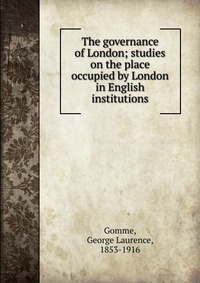 The governance of London