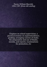 Chapters on school supervision