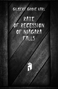 Rate of recession of Niagara Falls