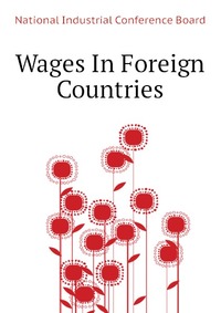 Wages In Foreign Countries