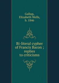 Bi-literal cypher of Francis Bacon