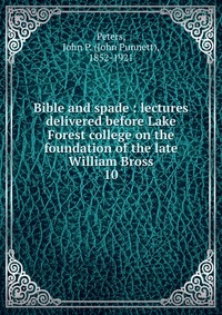 Bible and spade