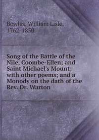 Song of the Battle of the Nile, Coombe-Ellen