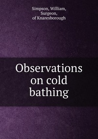 Observations on cold bathing