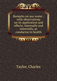 Remarks on sea-water