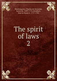 The spirit of laws