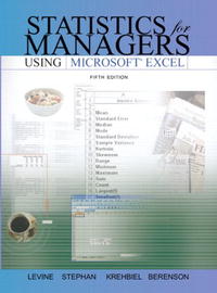 Statistics for Managers Using Microsoft Excel and Student CD Package (5th Edition)