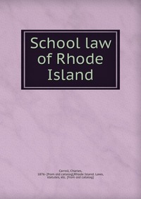 School law of Rhode Island