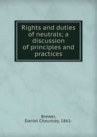 Rights and duties of neutrals