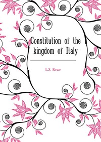 Constitution of the kingdom of Italy