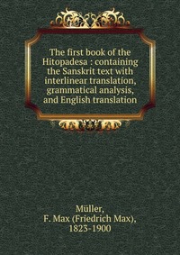 The first book of the Hitopadesa