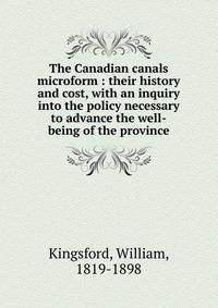 The Canadian canals microform