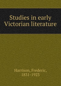 Studies in early Victorian literature