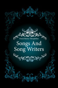 Songs And Song Writers