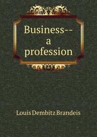 Business--a profession