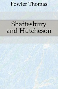 Shaftesbury and Hutcheson