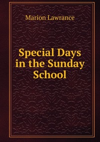 Special Days in the Sunday School