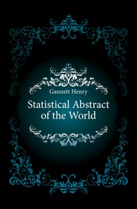 Statistical Abstract of the World