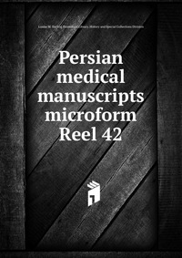 Persian medical manuscripts microform