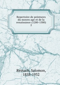 Repertoire de peintures du moyen age et de la renaissance (1280-1580)