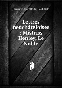 Lettres neuchateloises