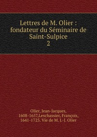 Lettres de M. Olier