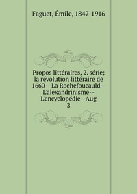 Propos litteraires, 2. serie