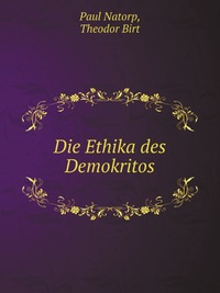 Die Ethika des Demokritos