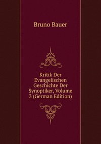 Kritik Der Evangelischen Geschichte Der Synoptiker, Volume 3 (German Edition)