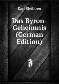 Das Byron-Geheimnis (German Edition)