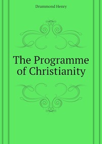 The Programme of Christianity