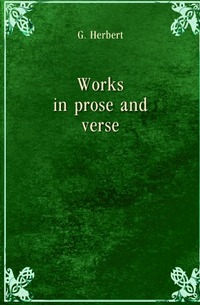 Works in prose and verse