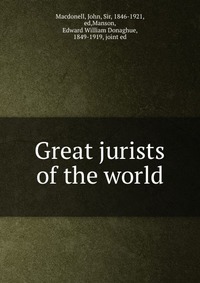 Great jurists of the world